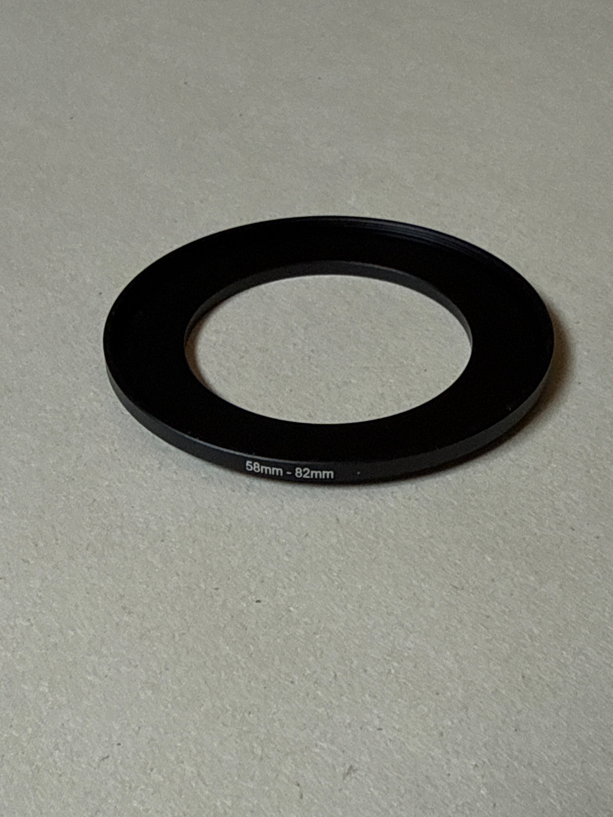 Step-Up Ring adaptateur bague filtre 58-82mm