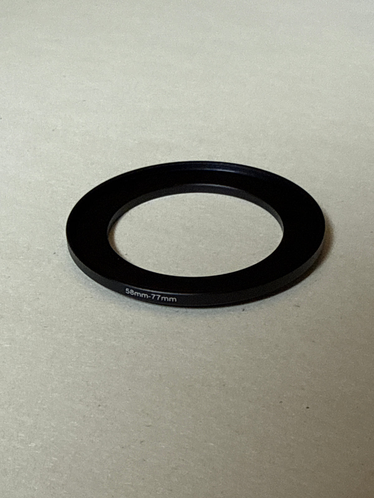 Step-Up Ring adaptateur bague filtre 58-77mm