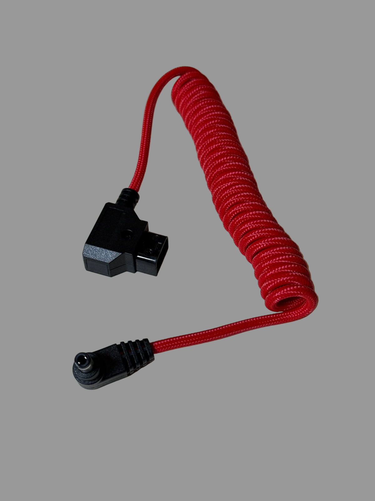 Câble DC vers D-TAP Spiralé Rouge